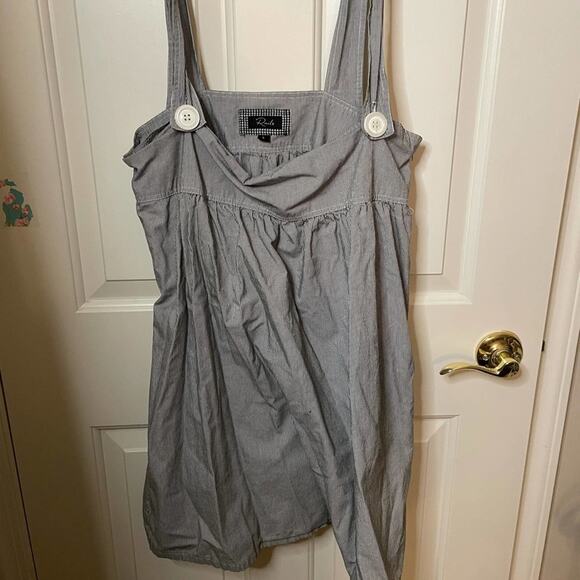 Rails Navy sleeveless striped dress large - Picture 7 of 8